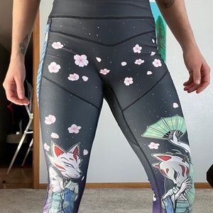 Gaidama X meerkatsu collaboration leggings / jiujitsu spats